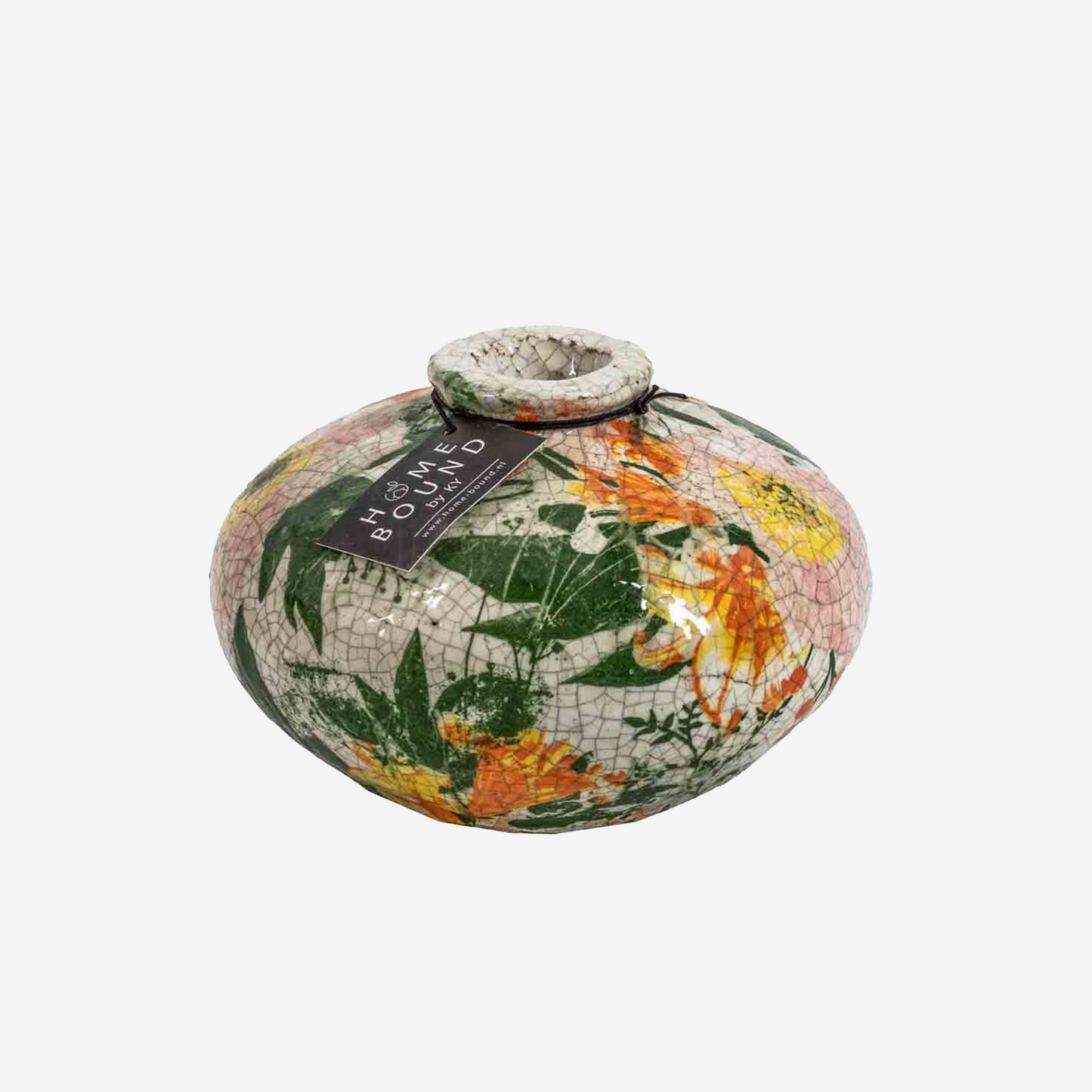 Keramikvase "Bloemen"
