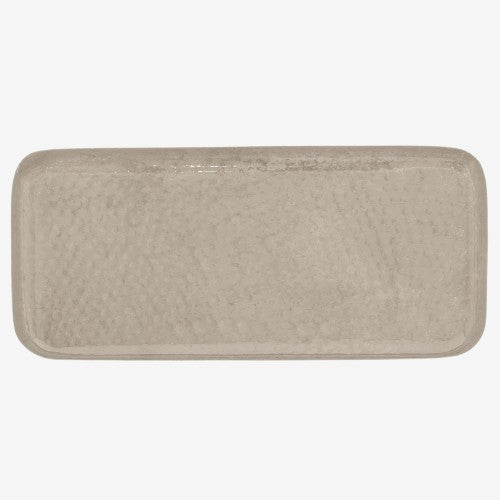 Metalltablett rechteckig "Sand"