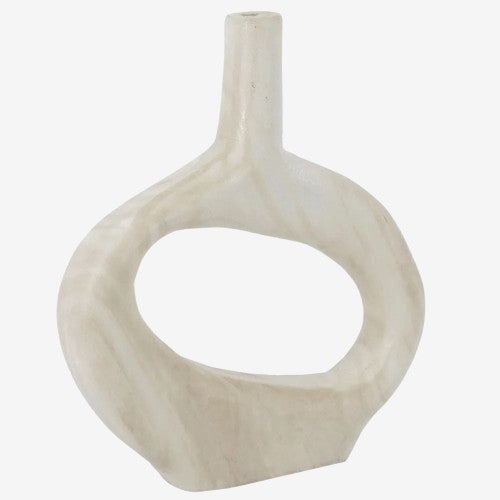 Donut-Vase aus Holz