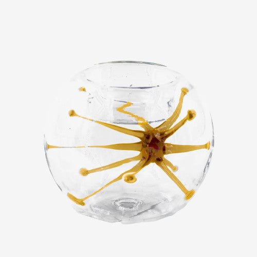 Teelicht Glas Spider
